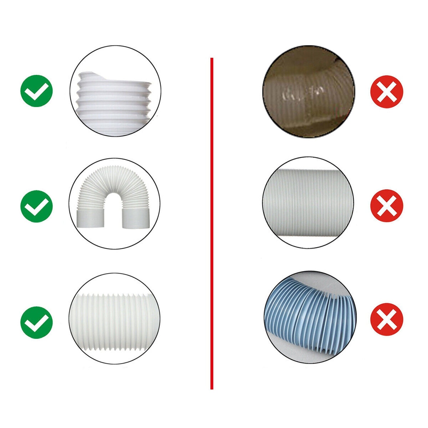 3m Portable Air Conditioner Ventilation Duct Pipe Exhaust Hose