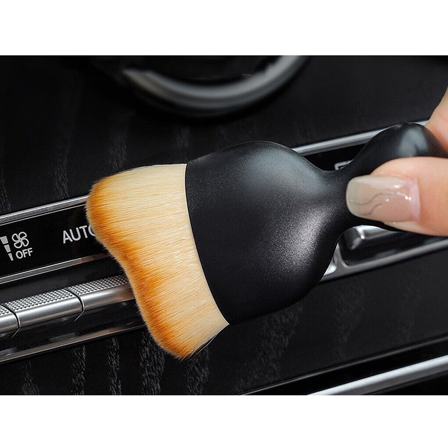 2pcs Car Interior Cleaning Brush Set for Air Conditioner Vents