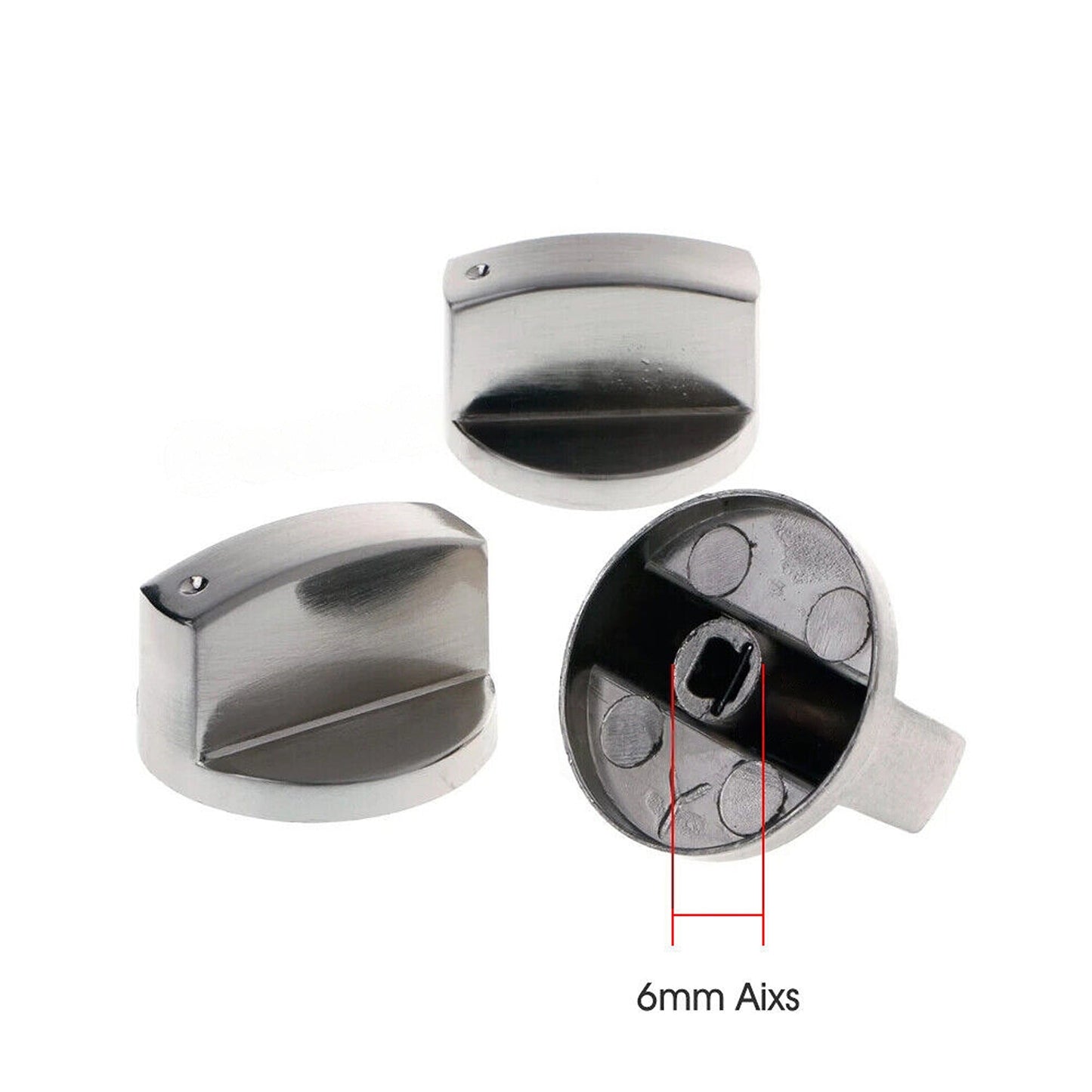 Metal Alloy Cooker Oven Knobs Home Kitchen Stove Switch 6x