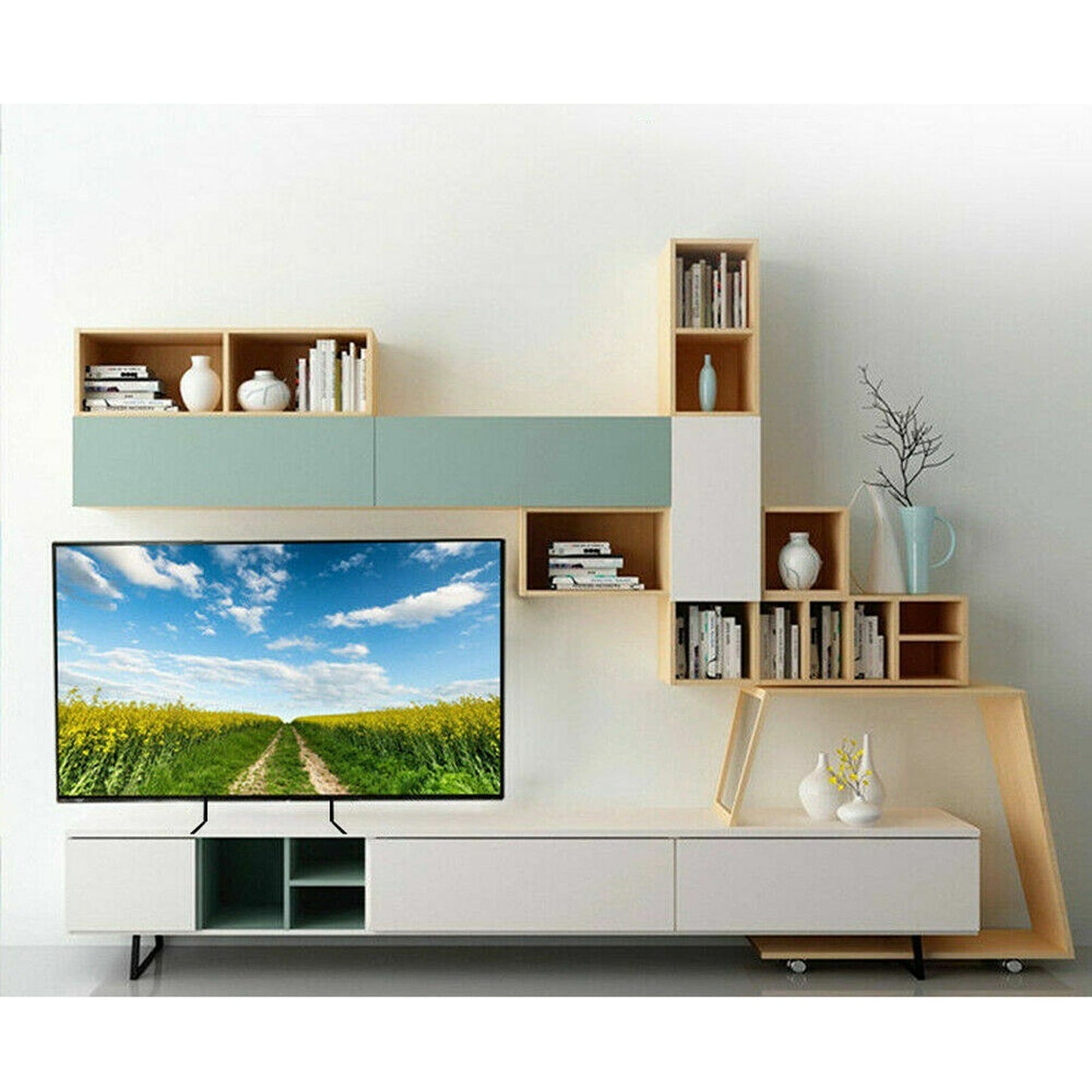 Universal Stand Legs Pedestal Bracket Mount Base For 14 To 75in TV Screen