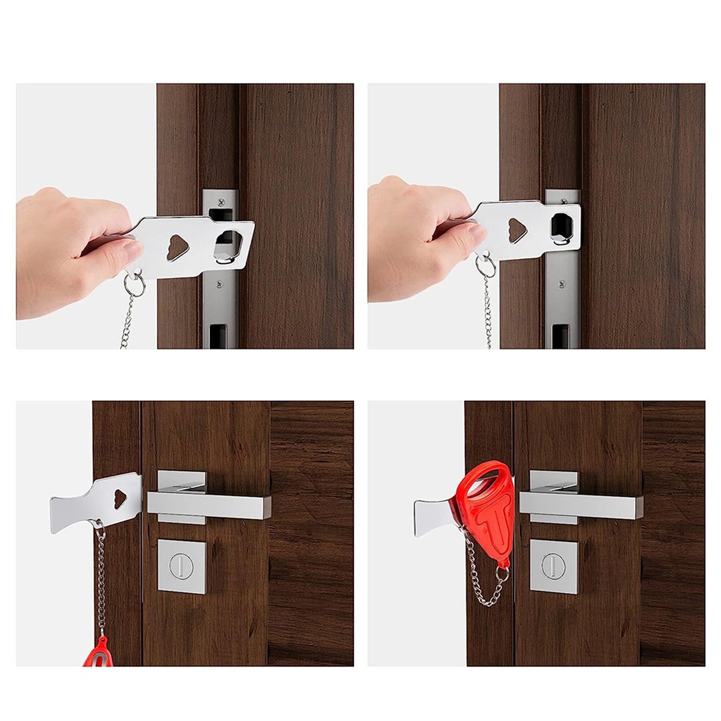 Portable Safety Travel Door Lock Hotel Home Security Addalock