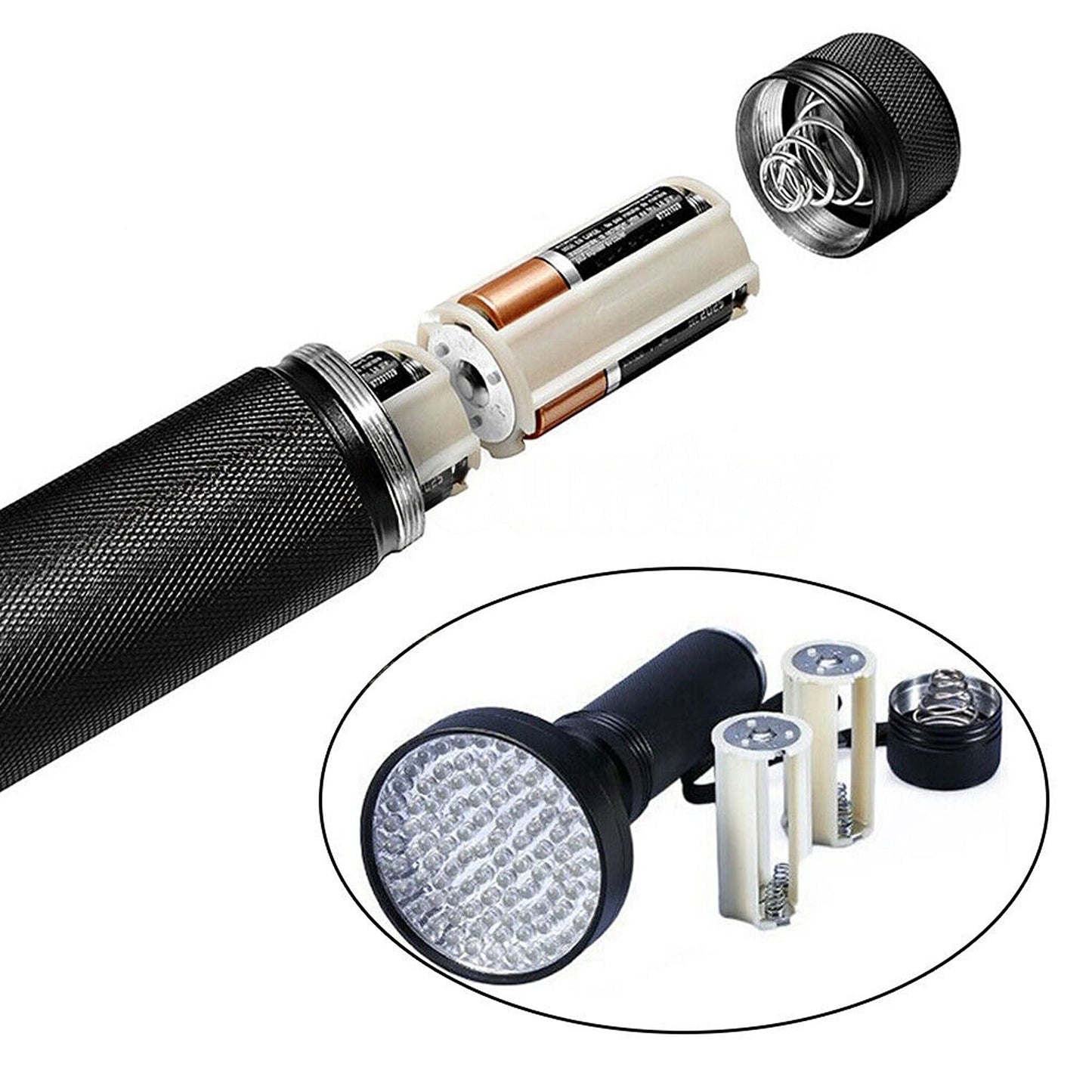 395nM Ultraviolet Light Aluminum Kit LED UV Flashlight Torch