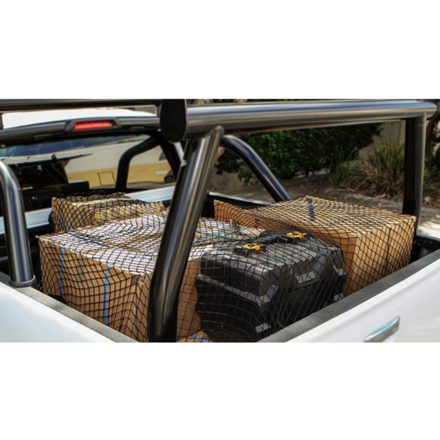 Secure Square Mesh Automotive Cargo Net for Trailers and Utes