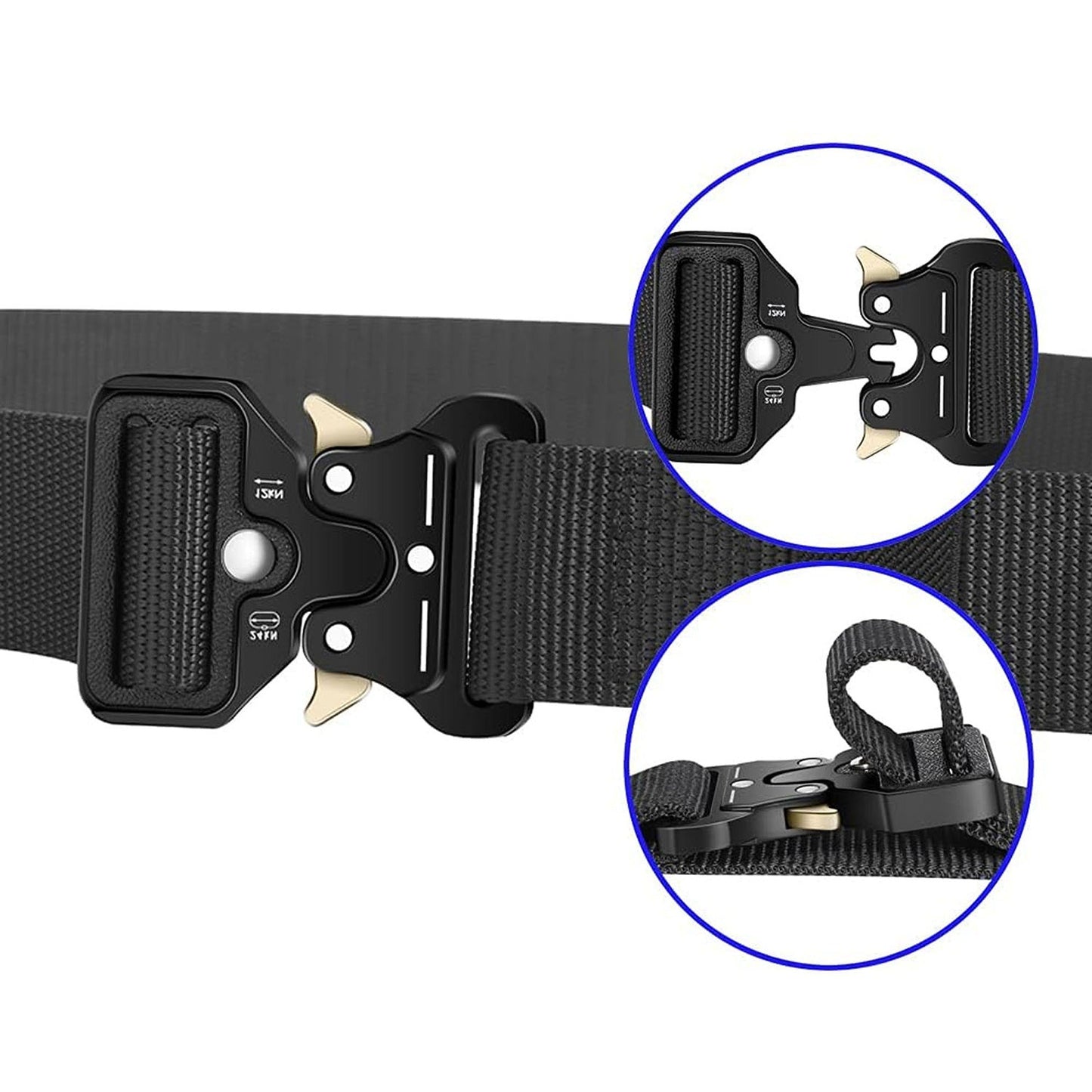 Heavy-Duty Canvas Outdoor Utility Belt for Work and Casual Wear