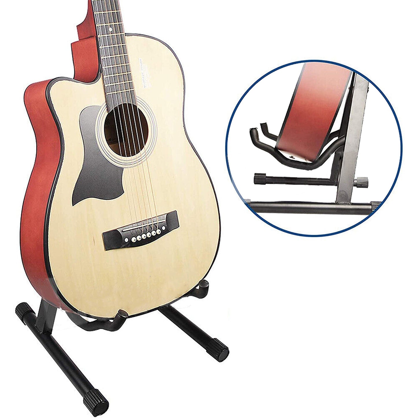 Guitar Stand Foldable Tripod Bass Electric Acoustic Holder