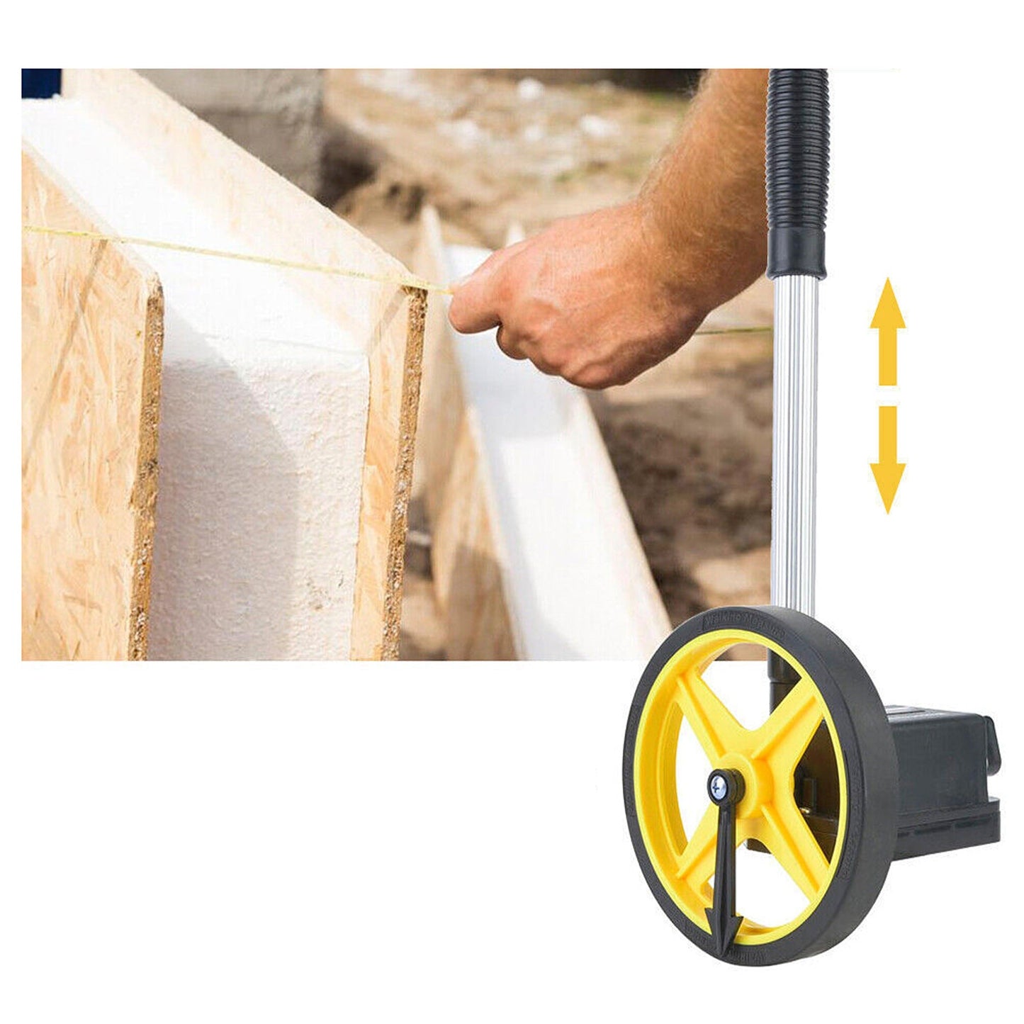 Distance Measuring Wheel for Land Surveying - 10KM