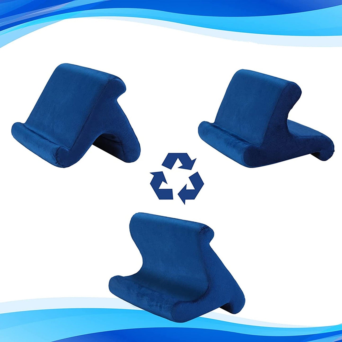Tablet Pillow Stand Cushion Holder for iPad Reading Book Rest
