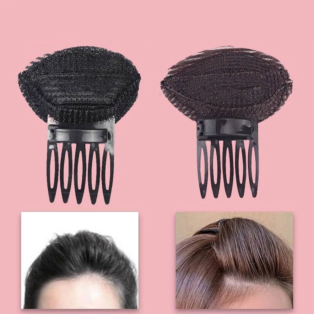 2pcs DIY Invisible Hair Volume Increase Fluffy Puff Sponge Pad Girls