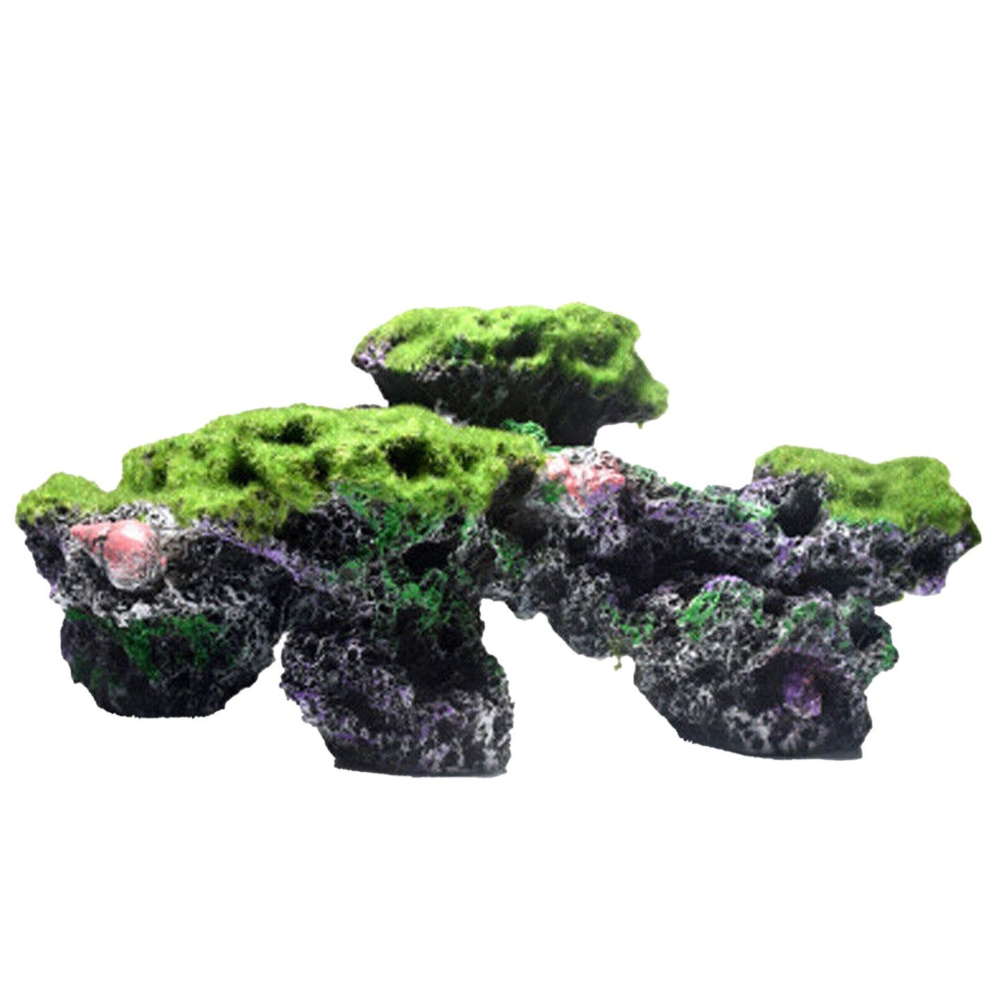 Resin Castle Mountain Rock Cave for Fish Tank Decoration