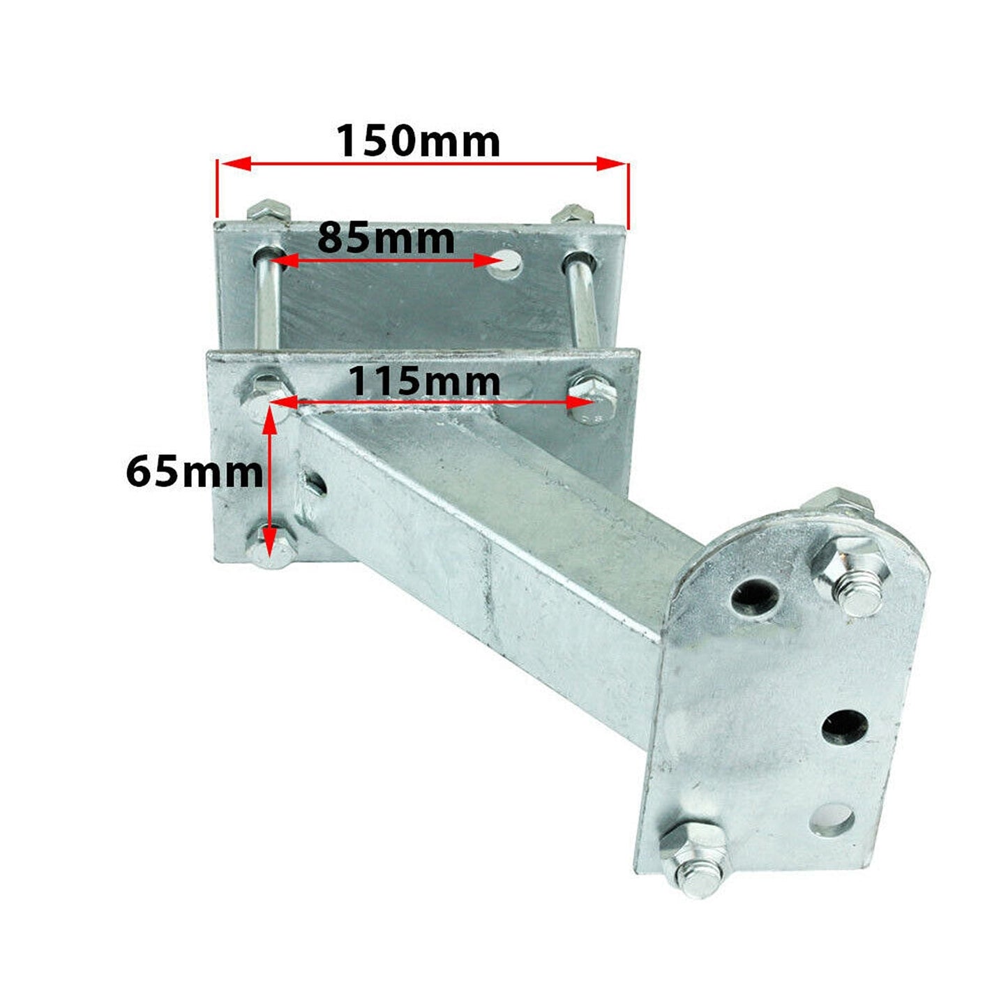 Silver Spare Wheel Carrier Holder for Camper Trailer Caravan Boat Ford Landcruiser
