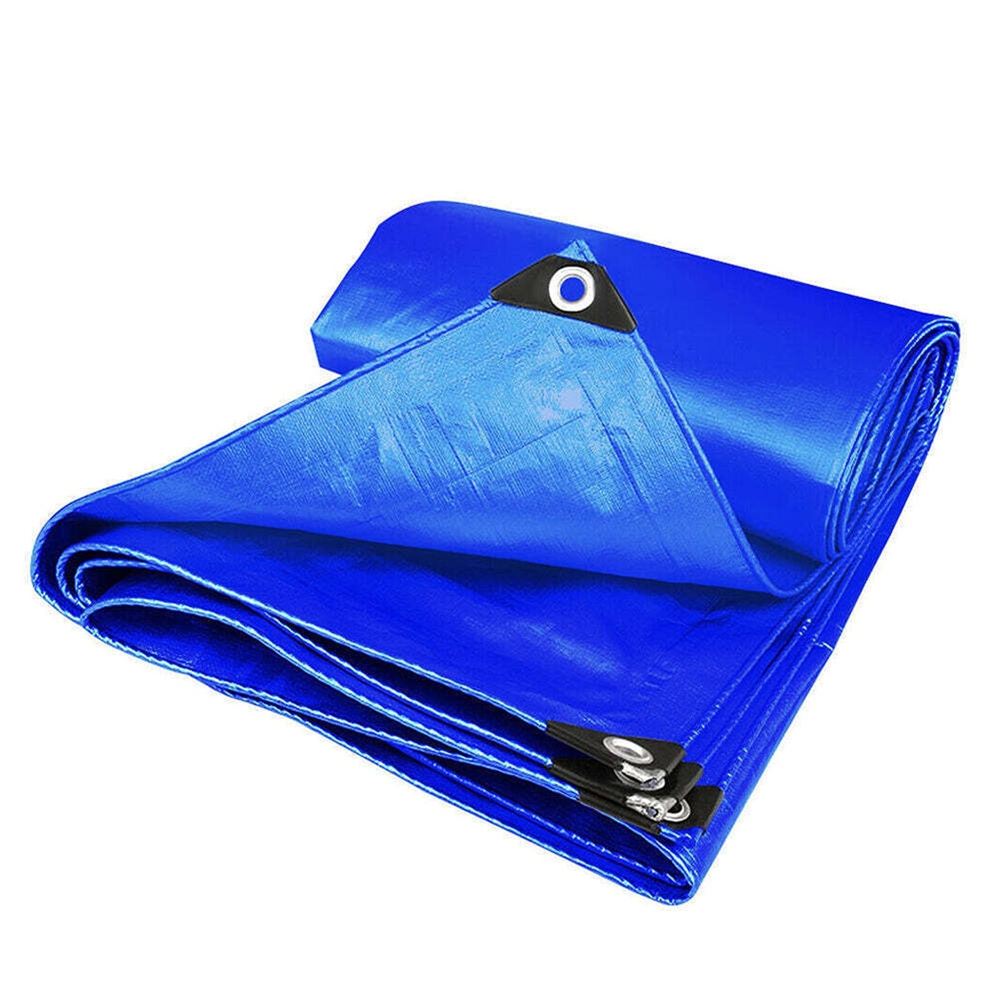 Blue Heavy Duty Weatherproof Tarpaulin for Camping and Shelter