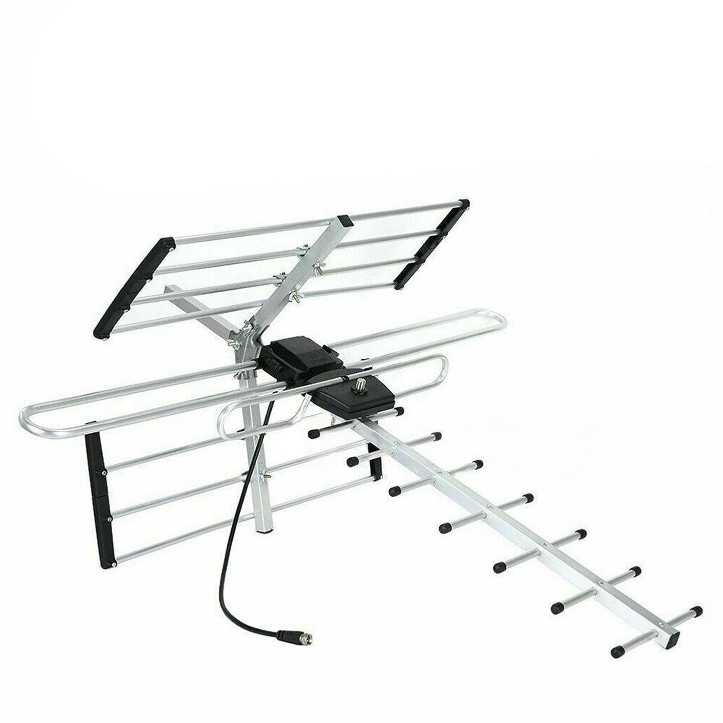 UHF VHF FM Outdoor Digital TV Antenna Signal Amplifier Booster