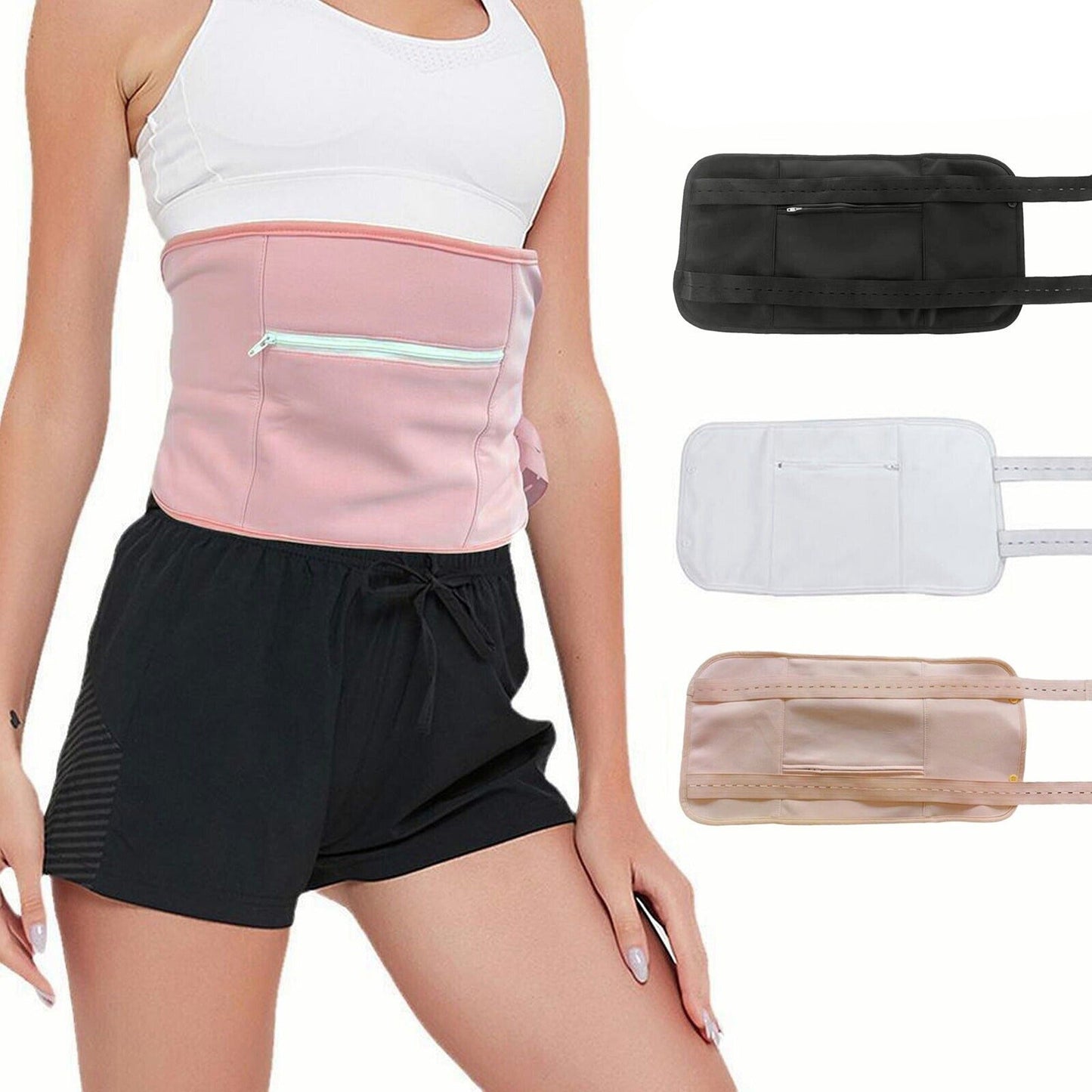 Reusable Castor Oil Pack Kit Compress Wrap Belt Toxin Inflammation Remover