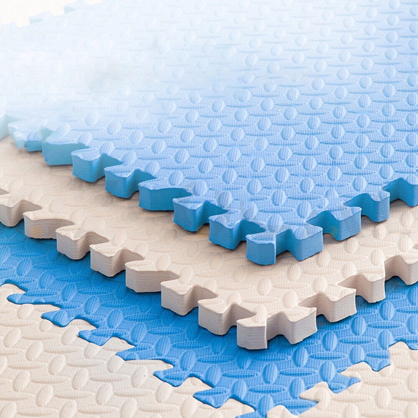 4pcs Gym Floor Mats EVA Foam Interlocking Heavy Duty Puzzle