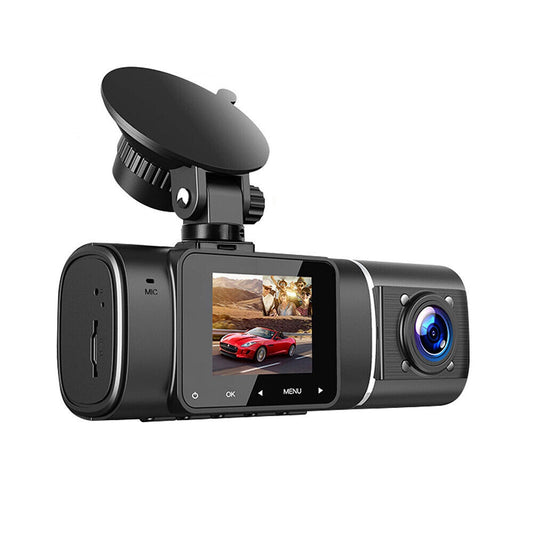 Dual HD Dash Cam with Night Vision for Uber Vehicles
