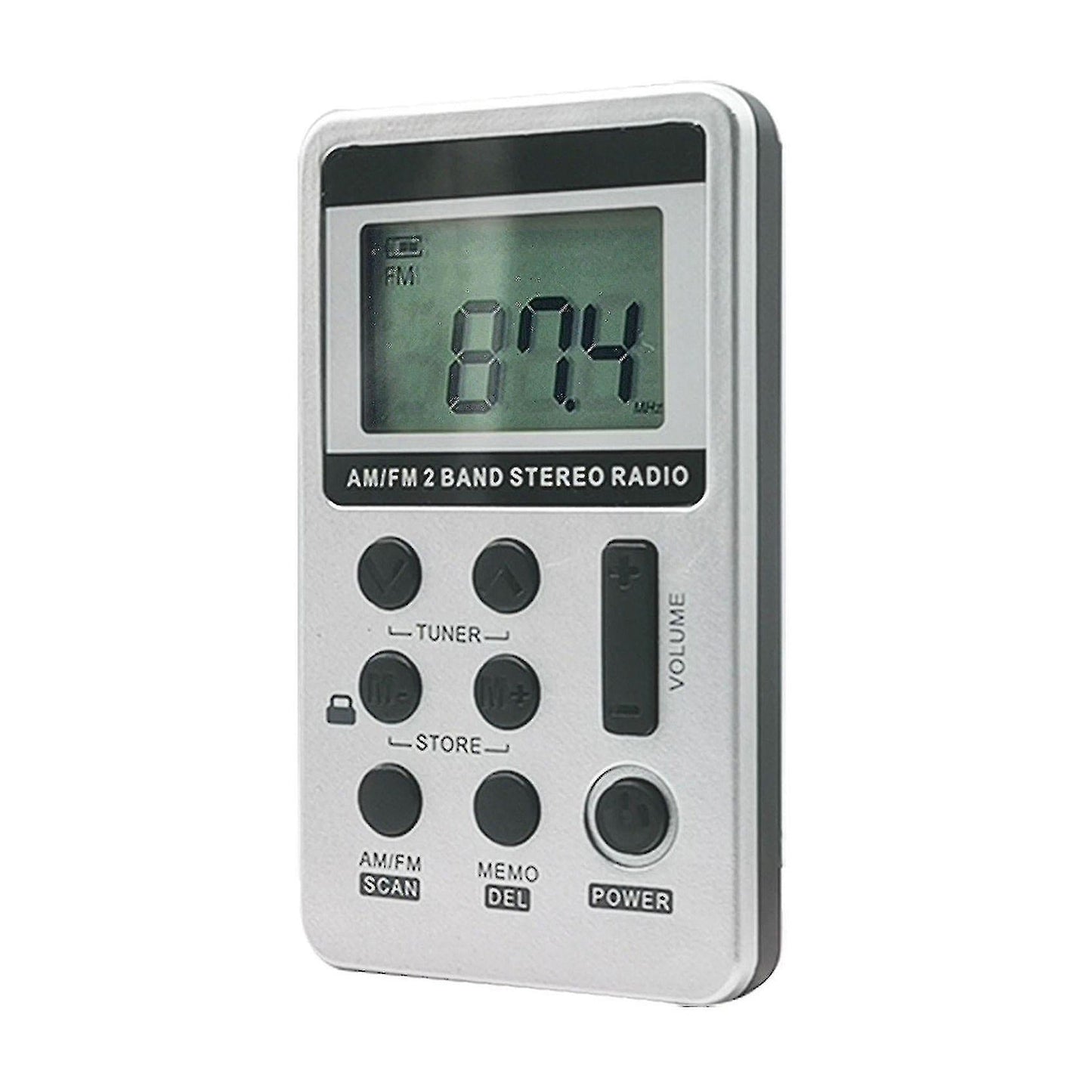 Portable AM/FM Radio Pocket Receiver with Earphone and USB Charging