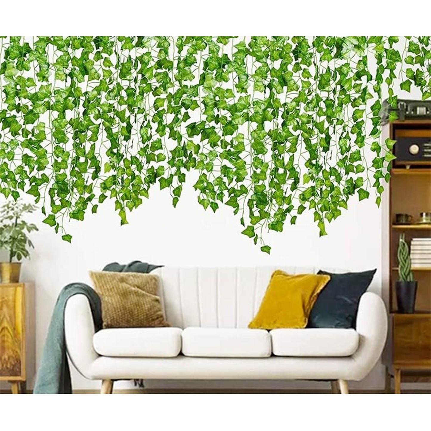 Faux Ivy Decorative Garland for Home and Office Artificial Leaf Hanging