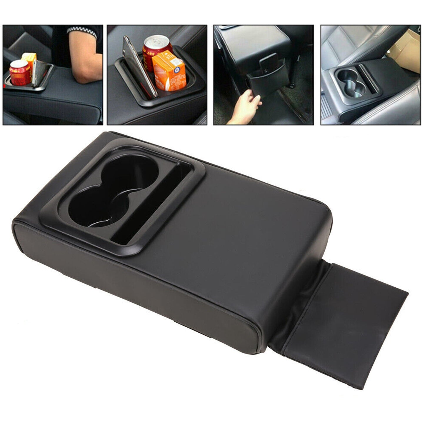 Center Console Cup Holder Car Armrest Universal SUV Protector