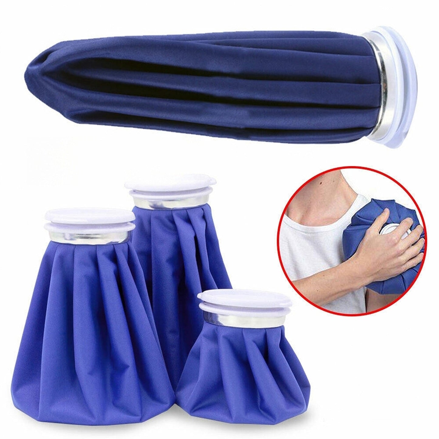 Reusable Ice Bag First Aid Cold Heat Pack for Knee Head Cooler