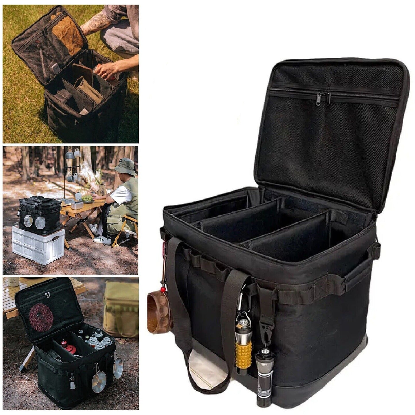 Large Outdoor Camping Storage Bag for Picnic and Tableware