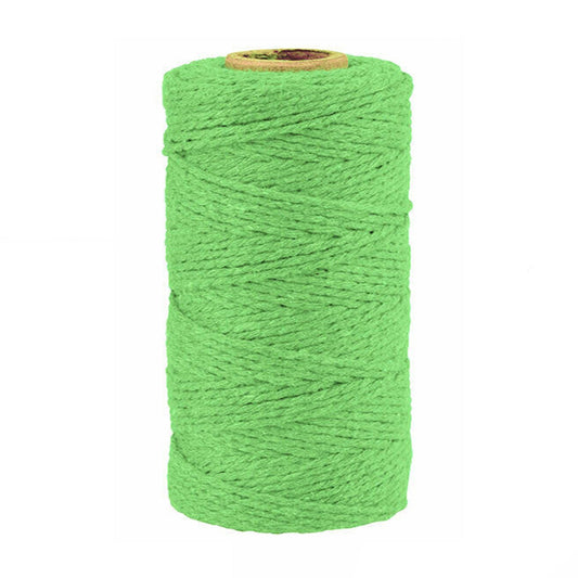 Apple Green Craft Macrame Twisted Cotton Artisan Rope Weaving Wire