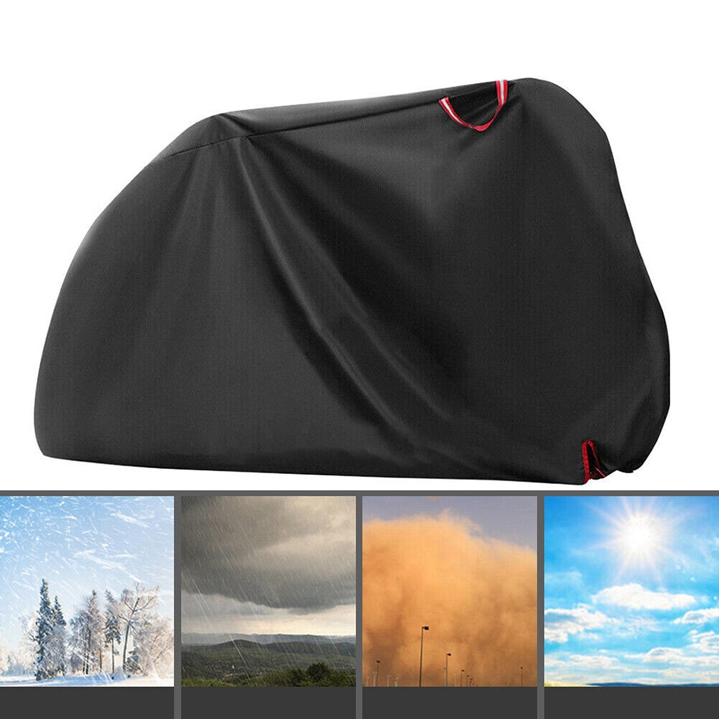 Heavy Duty Waterproof Bicycle Cover Outdoor UV Rain Sun Protection
