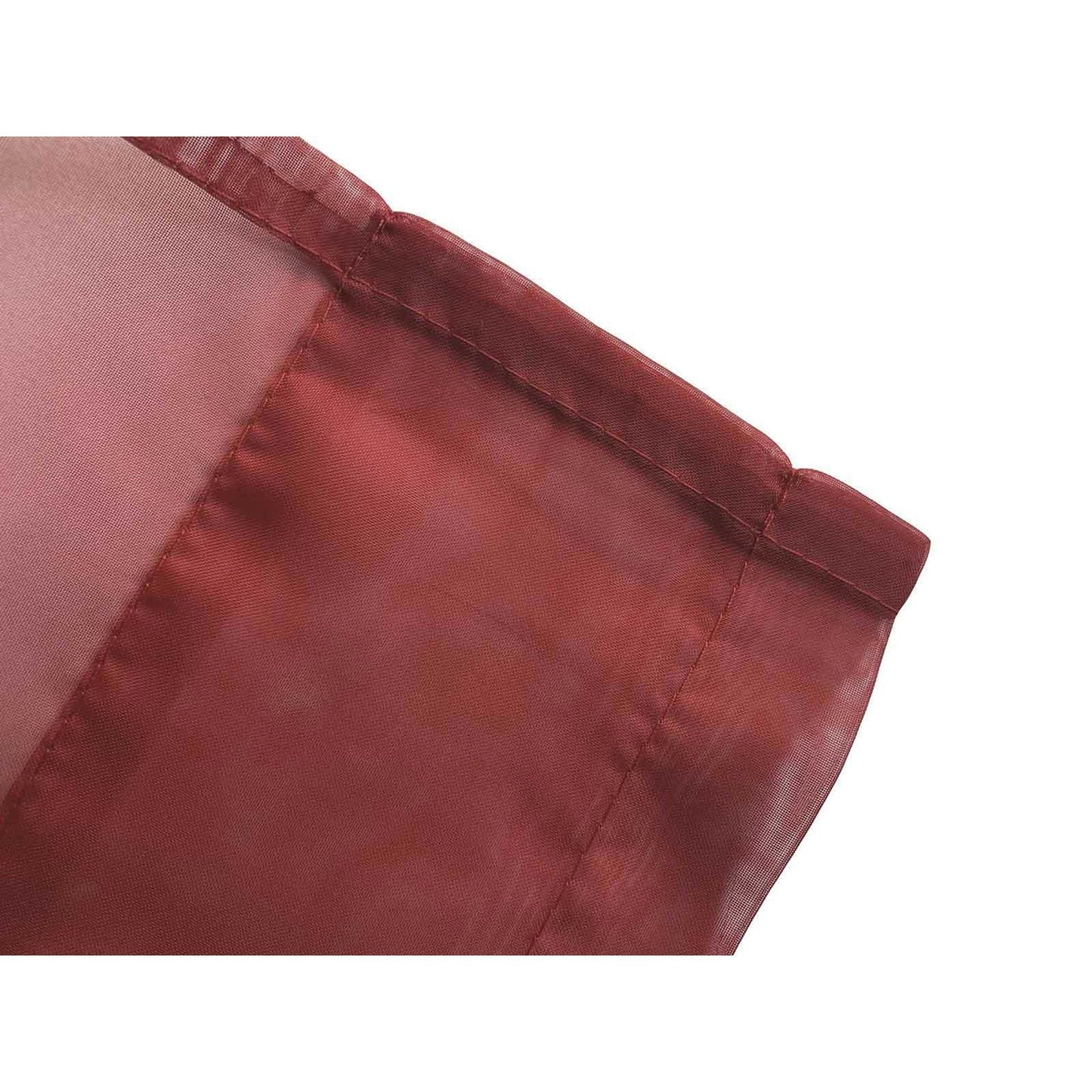Organza Voile Sheer Curtain with Rod Pocket for Window Draping