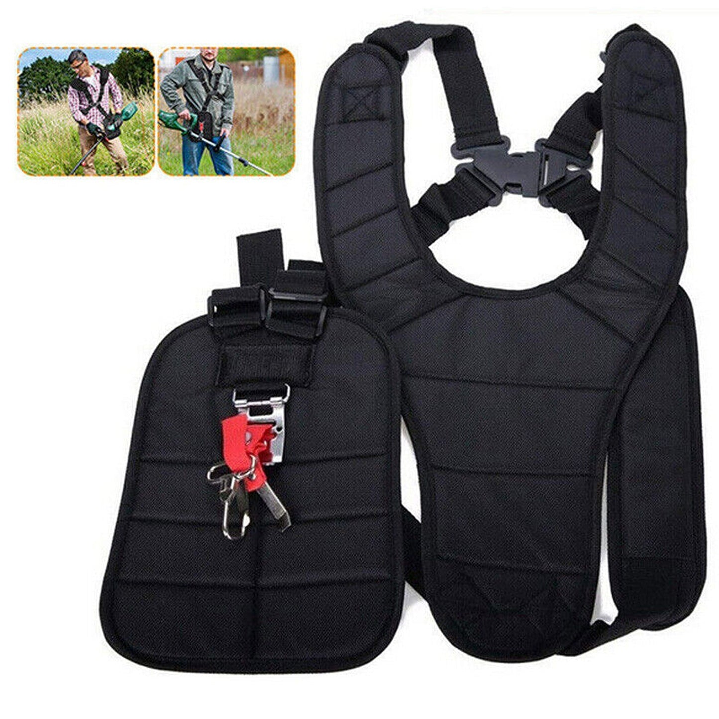 Double Shoulder Harness Strap for Grass Trimmers and Brush Cutters