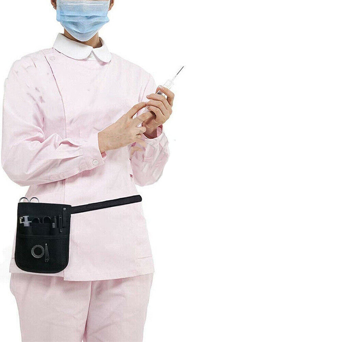 Nurse Utility Pouch with Extra Pockets and Belt Strap for Quick Pick