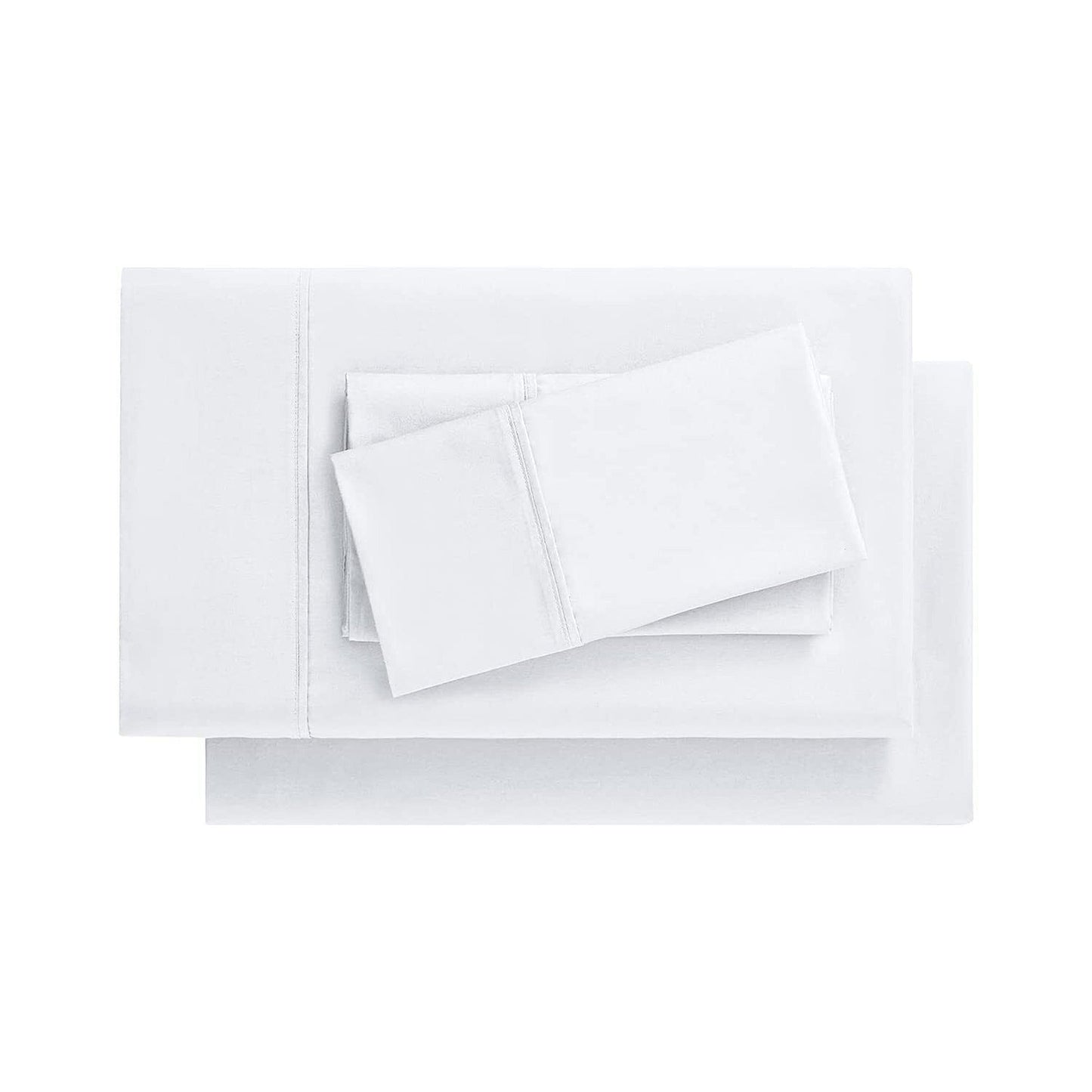 White All Size Sheet Set Egyptian Cotton Percale
