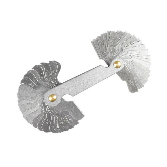 Thread Pitch Measurement Screw Gauge with 52 Blades Metric and Whitworth