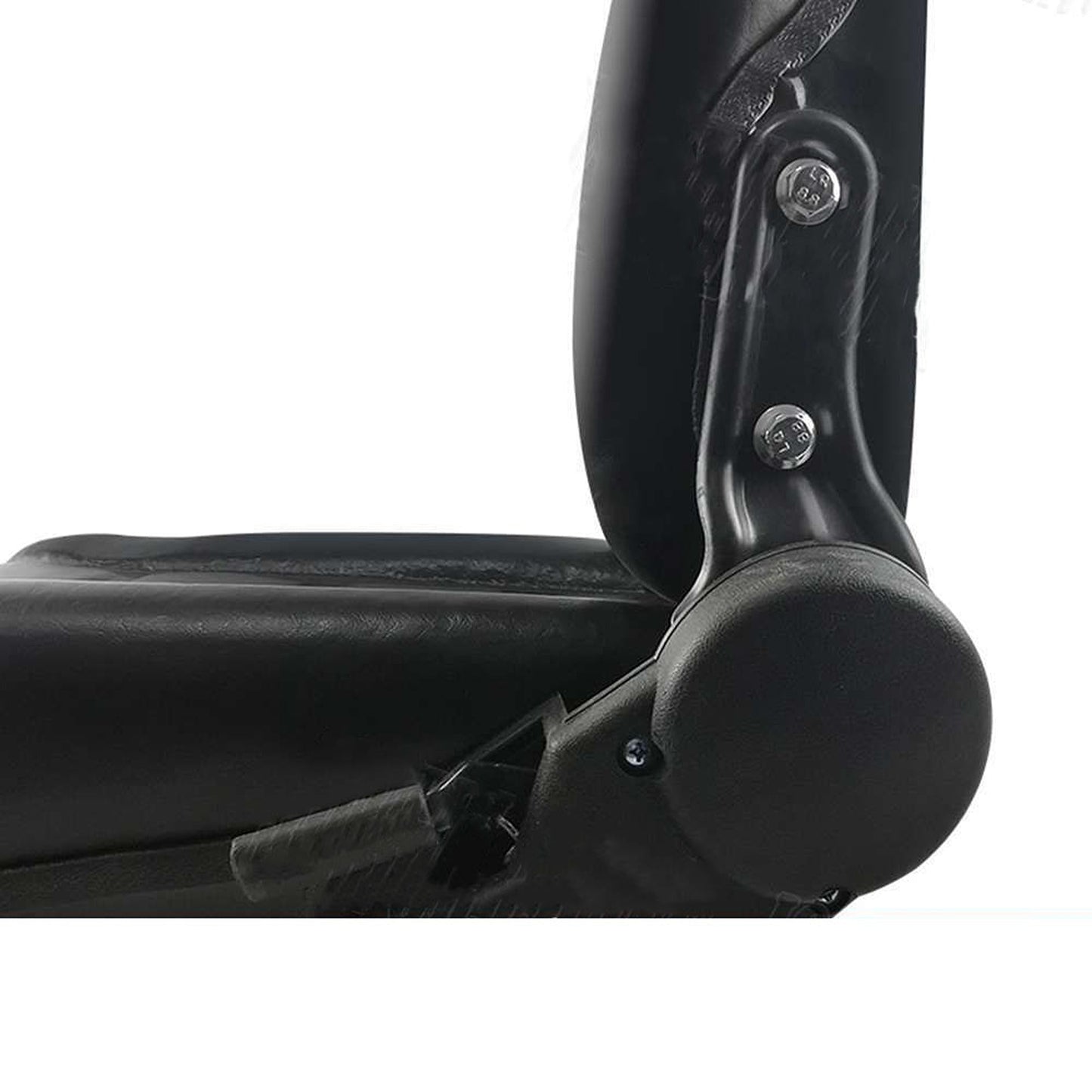 Adjustable Forklift and Tractor Seat with Universal Suspension Backrest