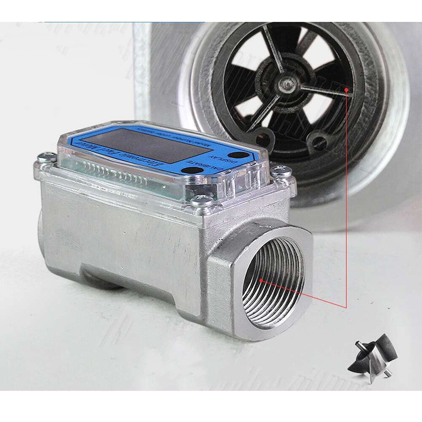 Turbine Flowmeter for Fuel Gas Oil Pump in Diesel and Kerosene Vehicles