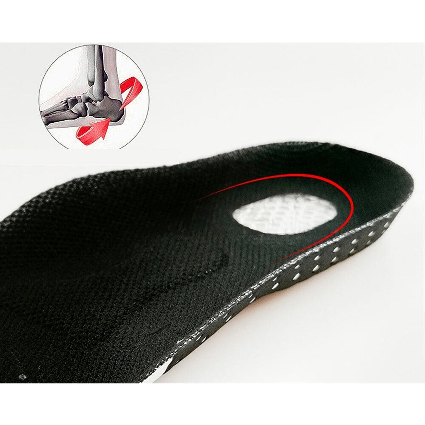 Arch Support Plantar Insoles Foot Insert Shoes Pads