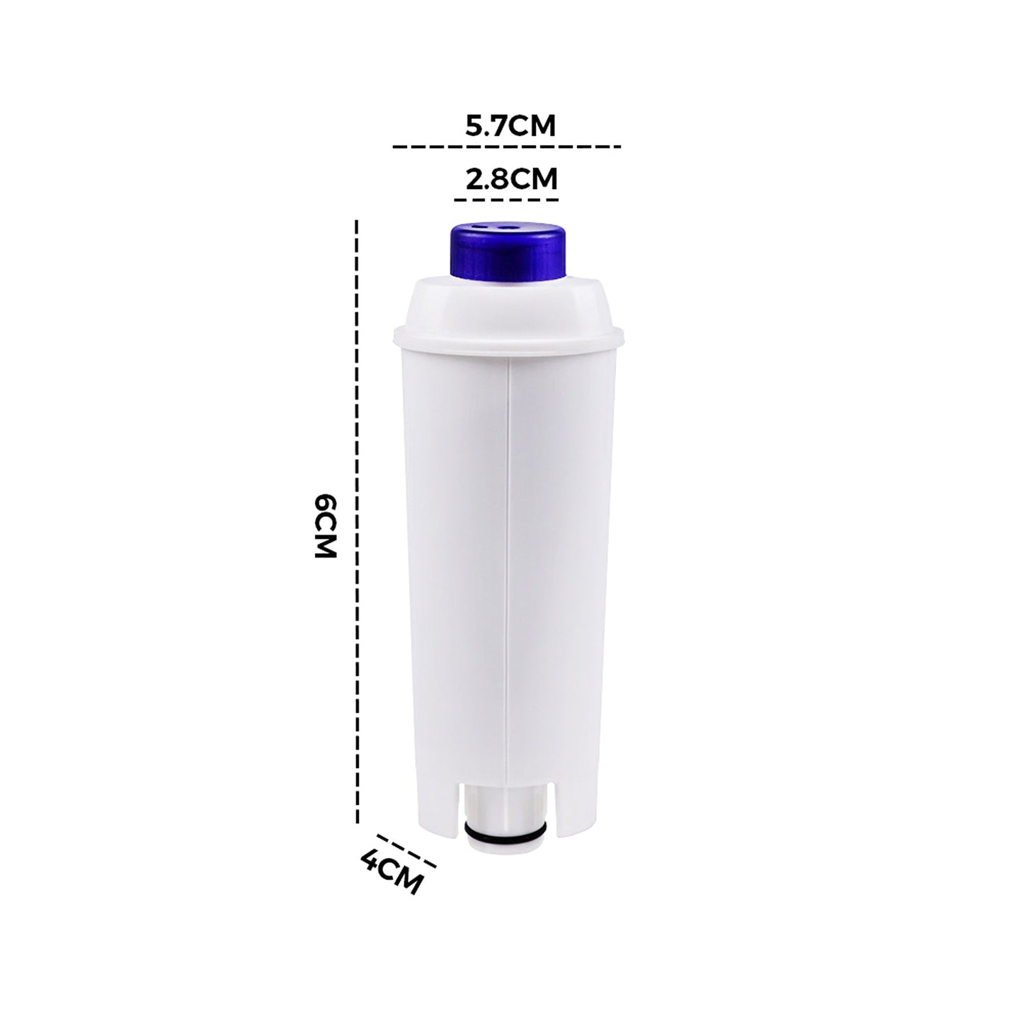 Water Filter 6 Pack for Delonghi Magnifica S ECAM22110SB Automatic Coffee Machine