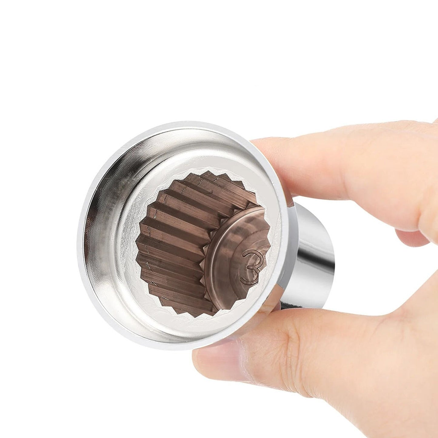20pcs Chrome Arrow Safety Wheel Nut Covers for Buses and Trucks