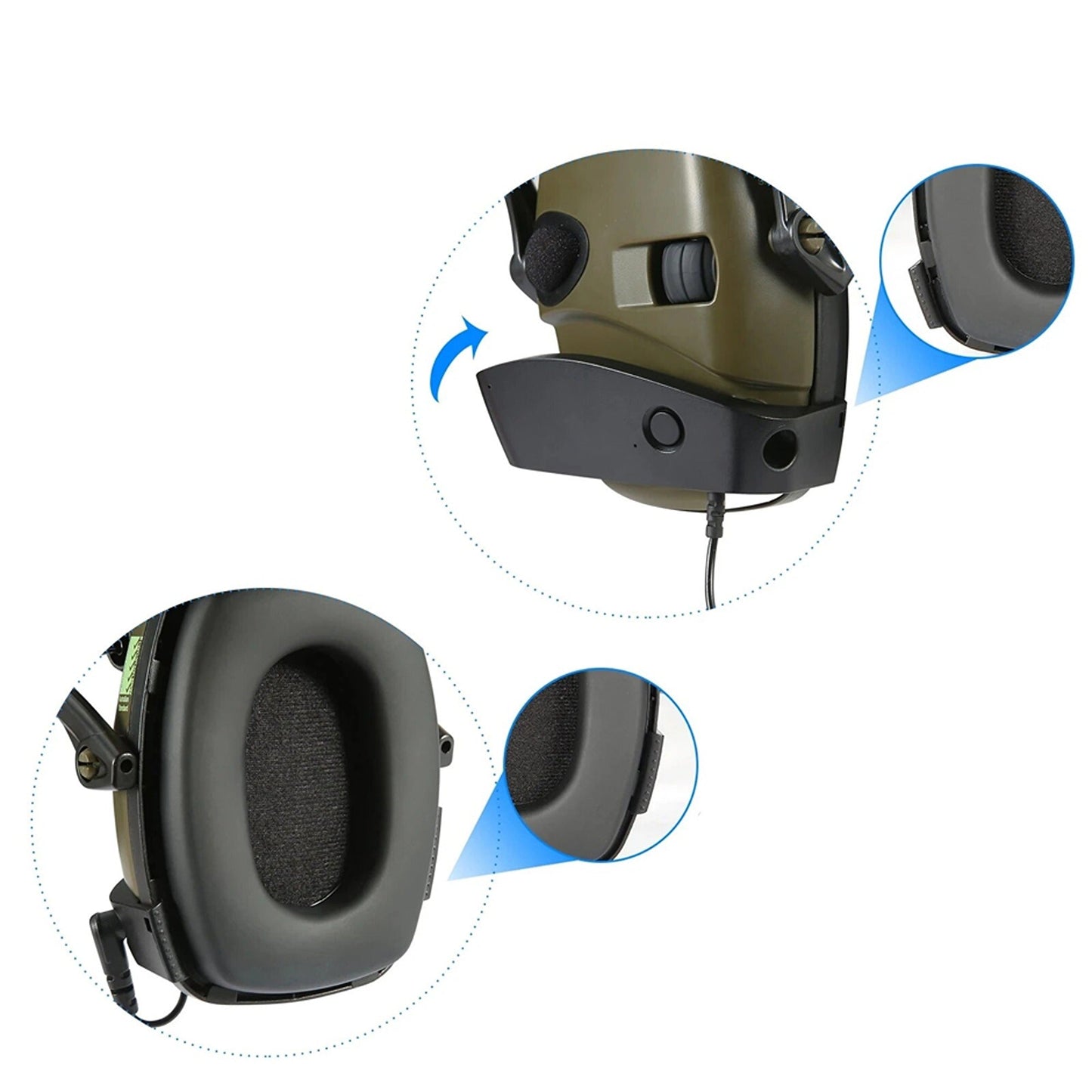 Howard Leight Impact Sport Electronic Ear Defenders for Hearing Protection