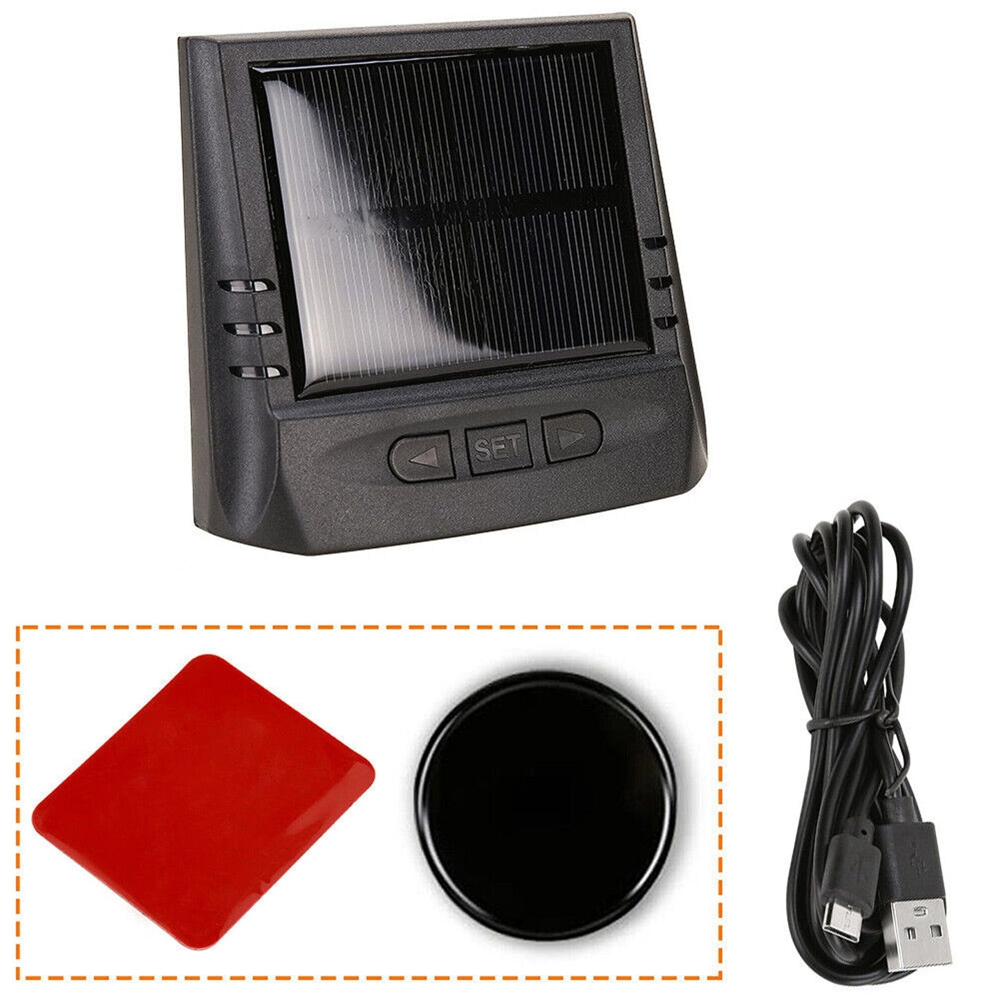 Solar HUD Display Wireless GPS Head-up Digital Speedometer Car