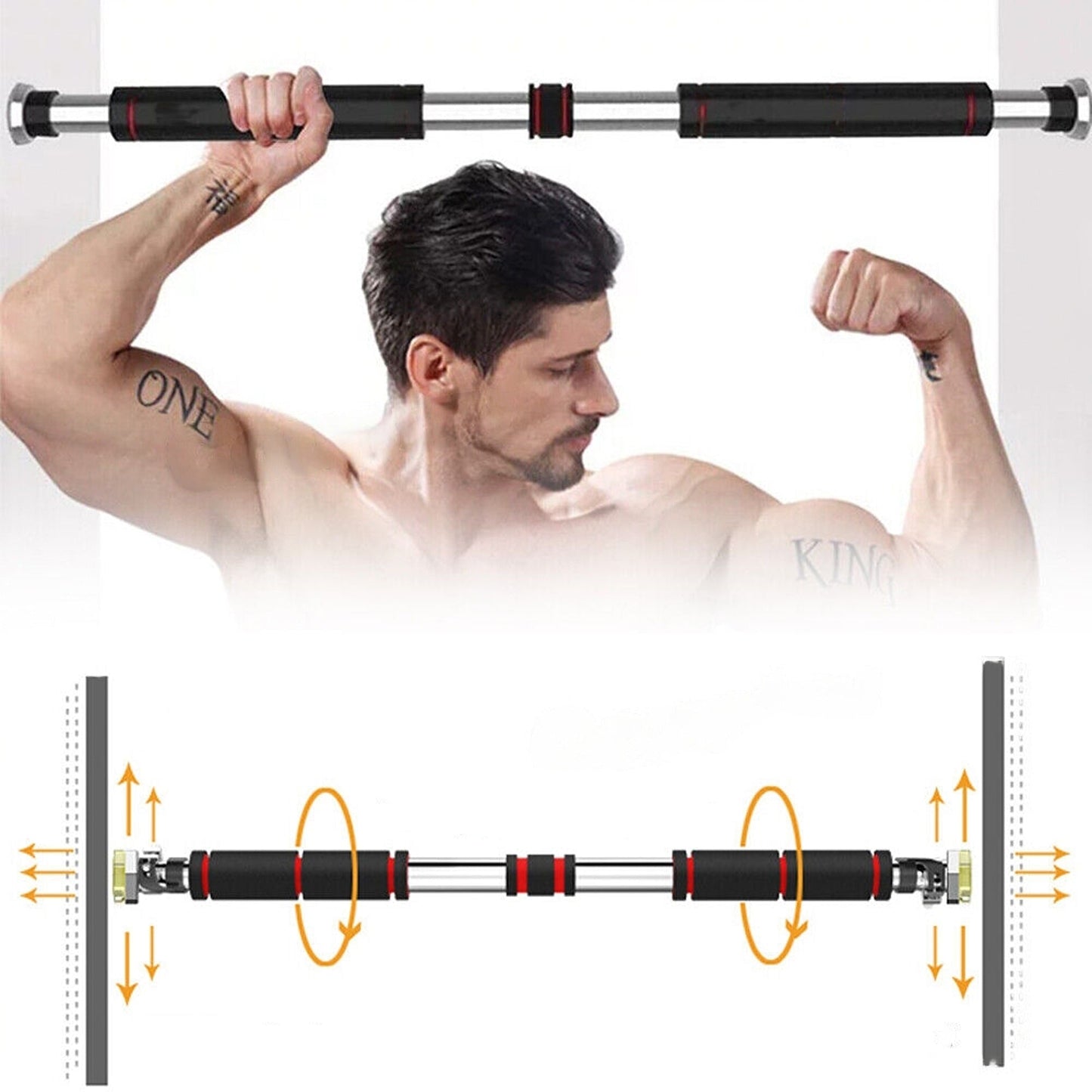 Doorway Fitness Chin Up Bar Instant Pull-Up Exercise Sport Gym