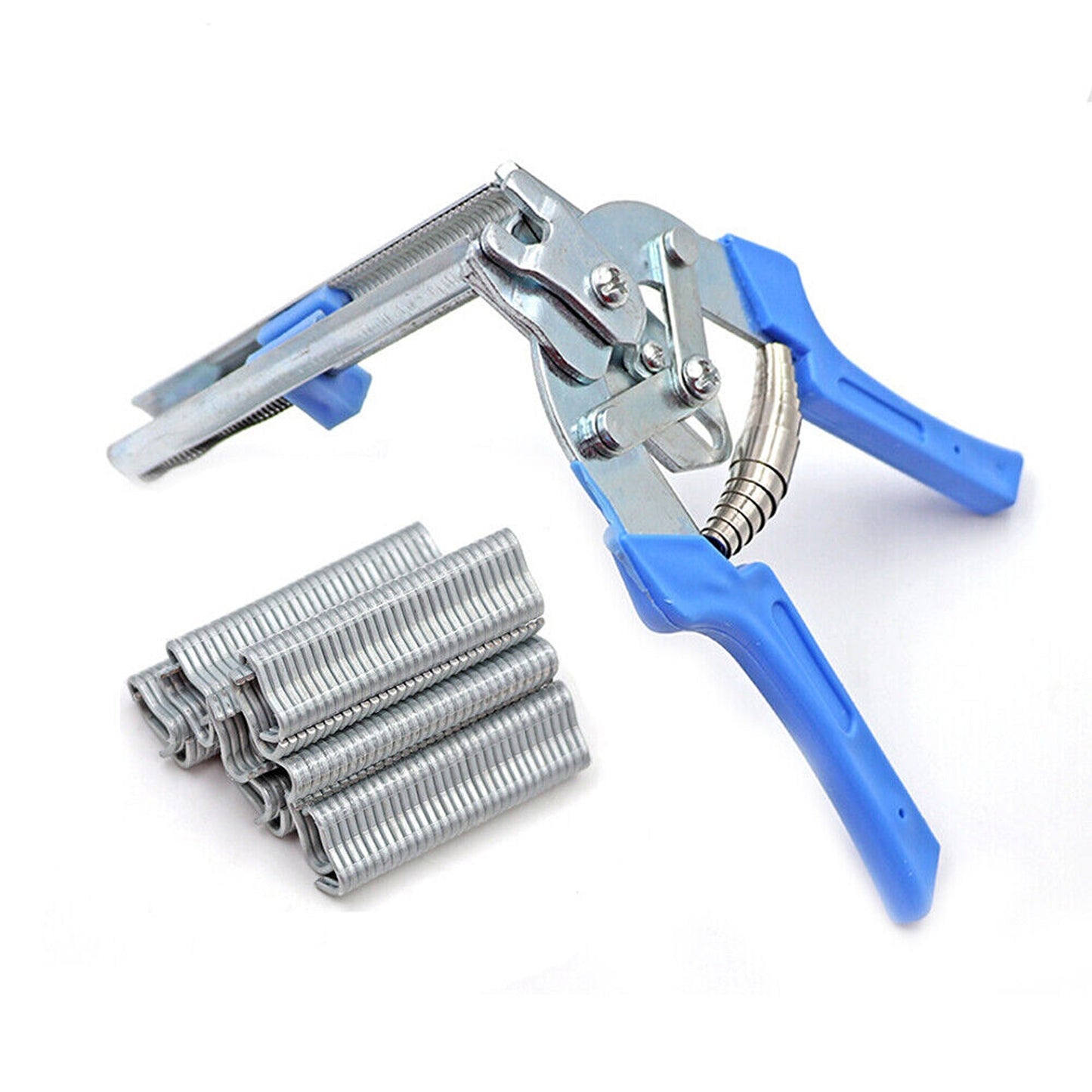 Fastener Stapler Hog Ring Plier with 3000 Clips