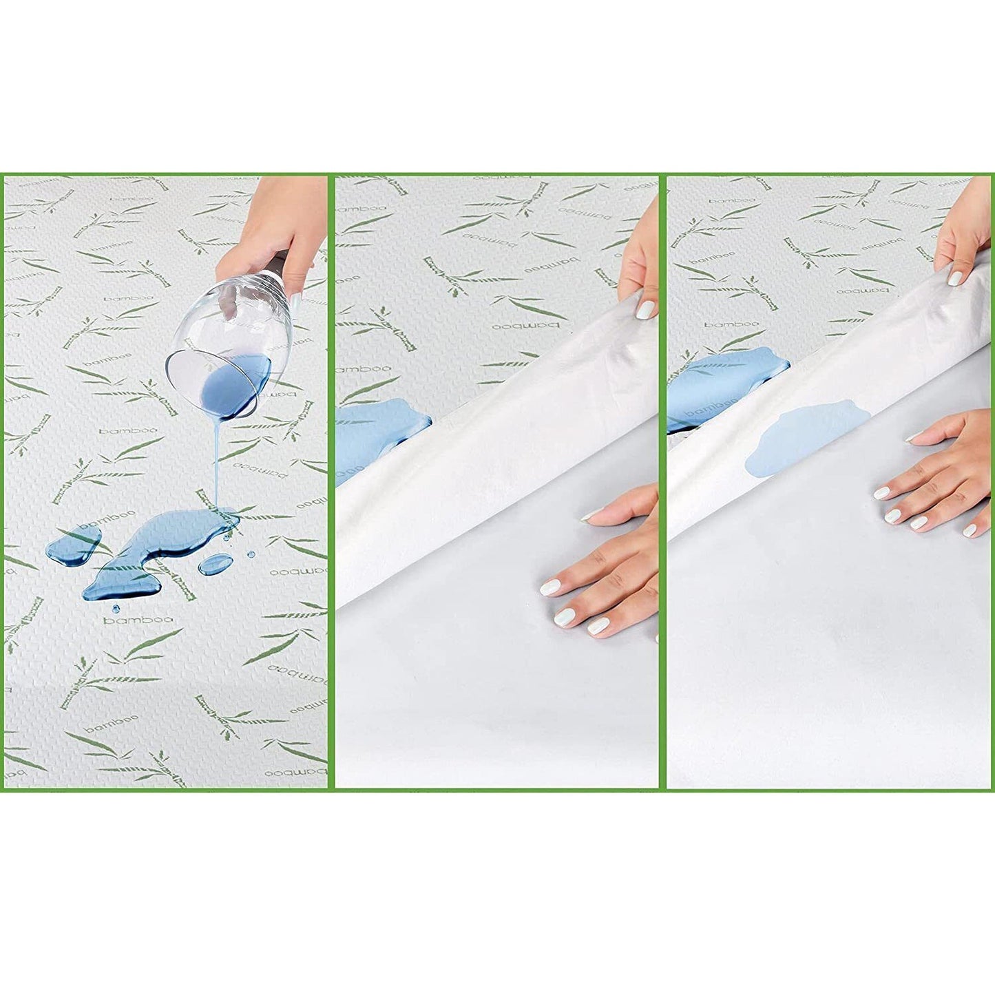 Waterproof Bamboo Mattress Protector Extra Deep Fitted Sheet - All Sizes