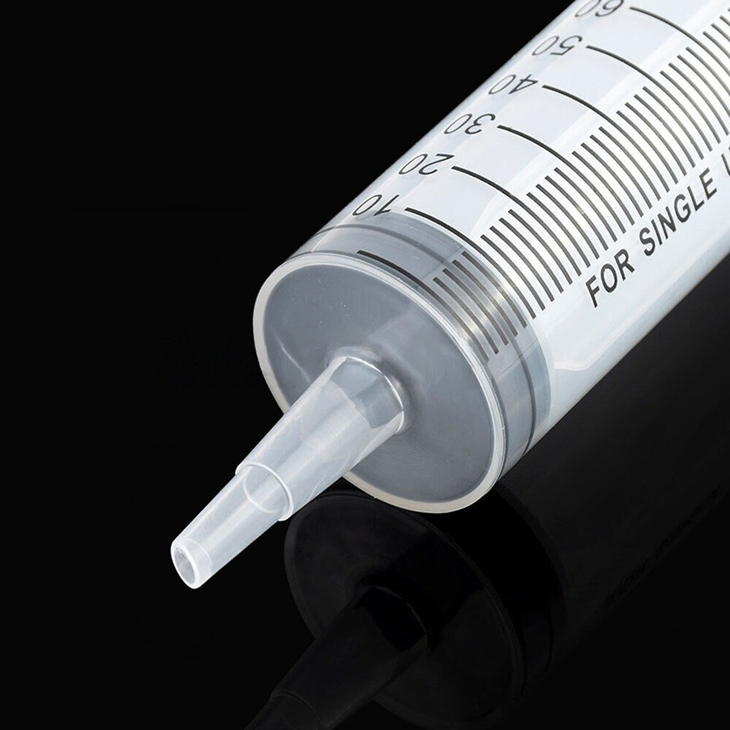 Large Plastic Syringe for Hydroponics and Nutrient Measurement
