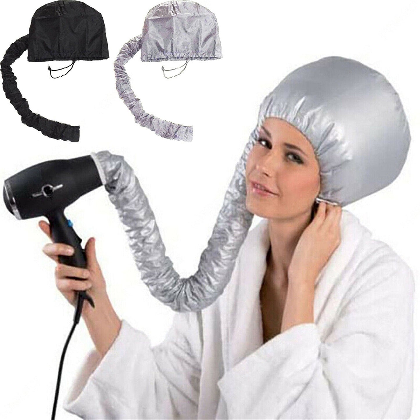Soft Bonnet Hair Drying Cap Women Blow Dryer Hood for Home Hairdressing