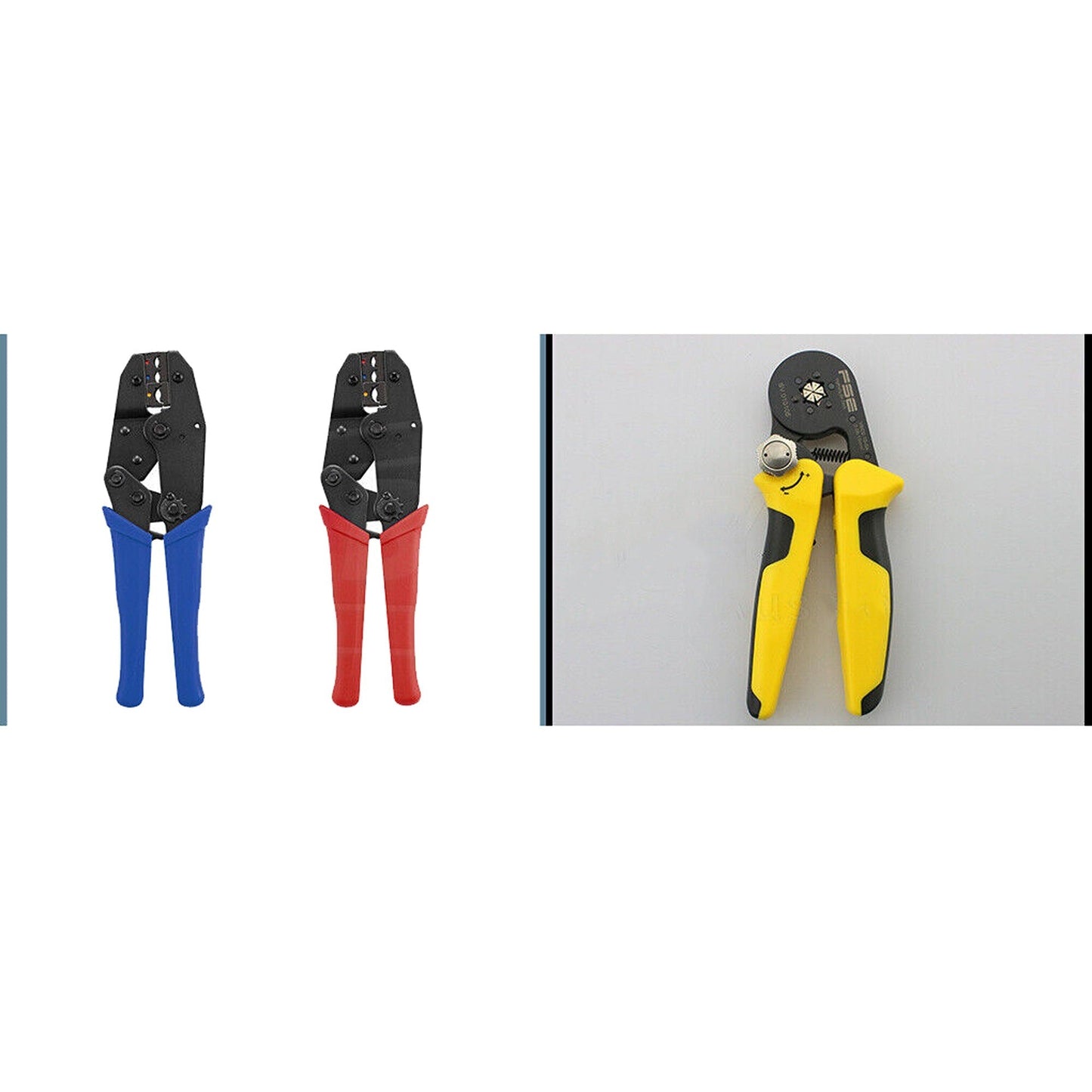 Ratcheting Wire Terminal Crimping Tool for Insulated Cable Connections