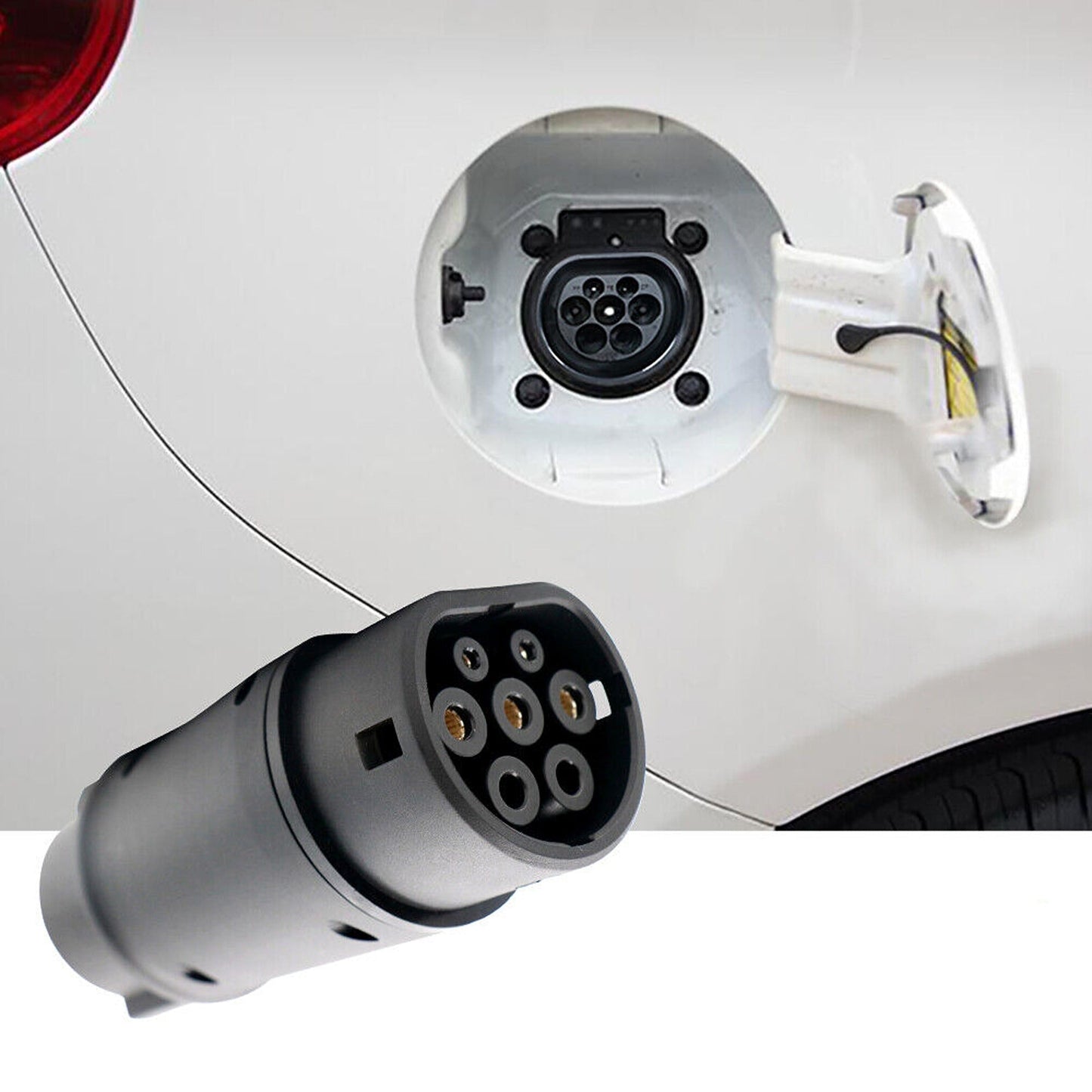 EV Charging Adapter Type 1 to Type 2 Connector Socket 16A/32A