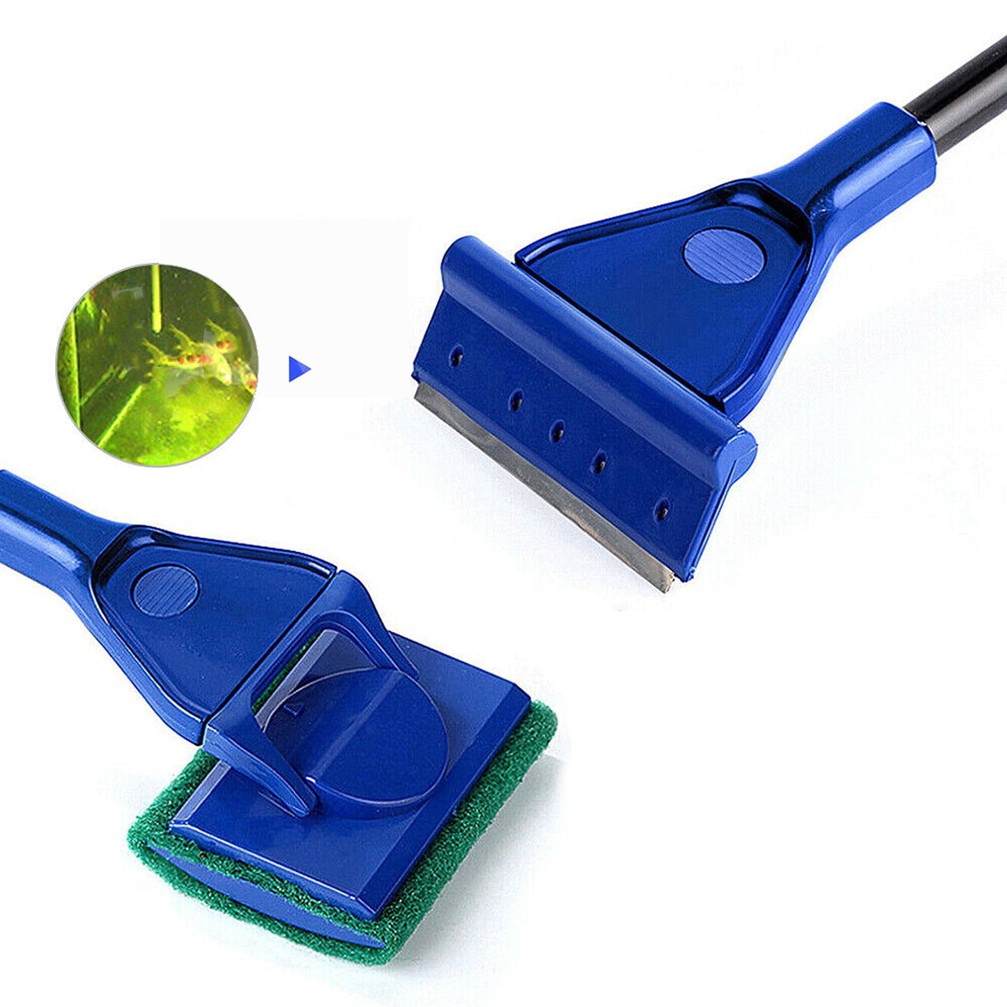 Aquarium Gravel Cleaner Water Fish Tank Cleaning Vacuum Tool Brush