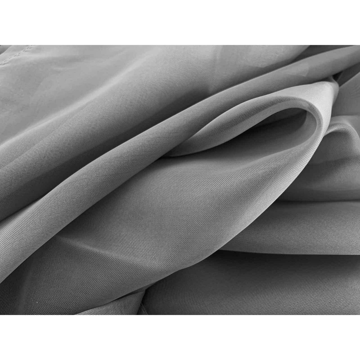 Organza Voile Sheer Curtain with Rod Pocket for Window Draping