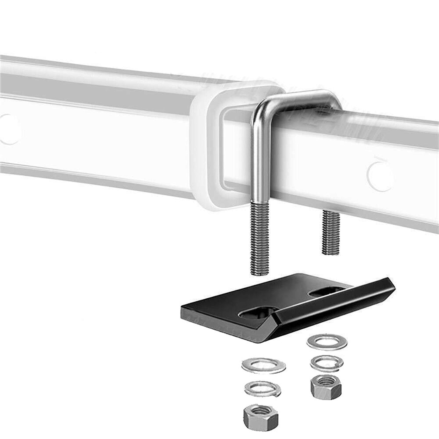 Hitch Tongue Anti-Rattle Stabilizer for Trailer Tow Bar Clamps