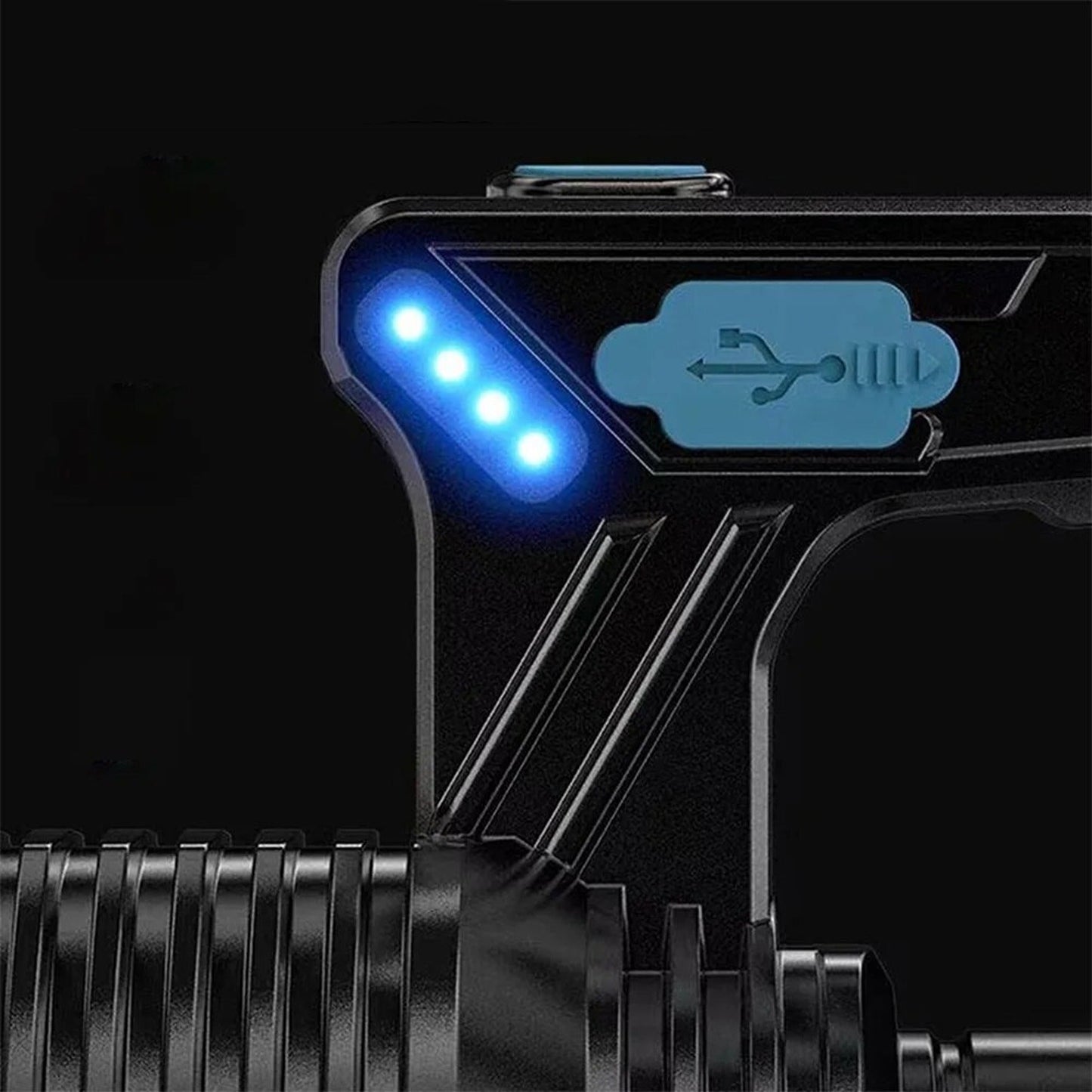 Super Bright Flashlight USB Rechargeable LED Torch Lamp