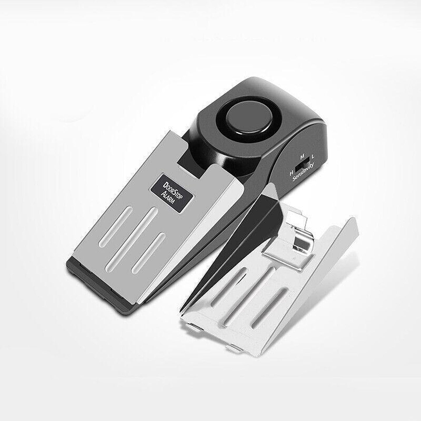 Wireless Door Stop Security Alarm Wedge Intruder Alert System